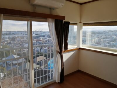 203号室。海が一望できます。